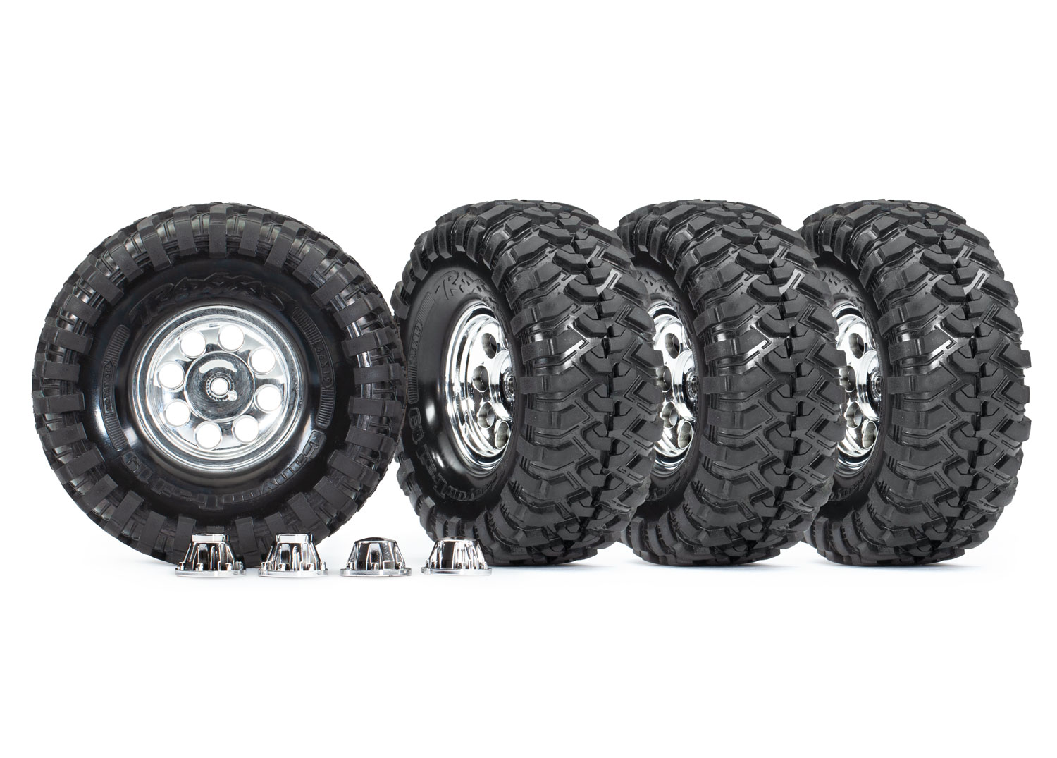 1.9" Chrome Mag Wheels w/ Canyon Trail Tires (2)