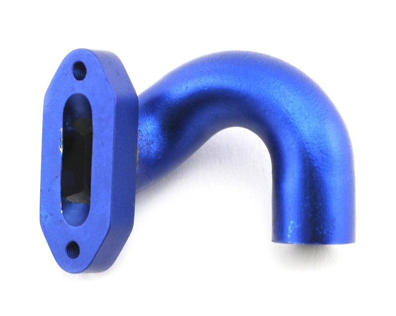 Blue Aluminum Exhaust Header