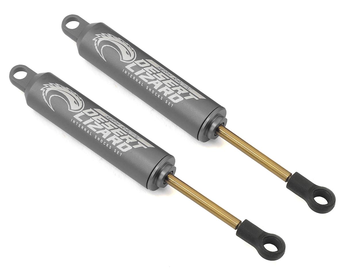 Yeah Racing Aluminum Desert Lizard Two Stage Internal Spring Shocks (Grey) (2)