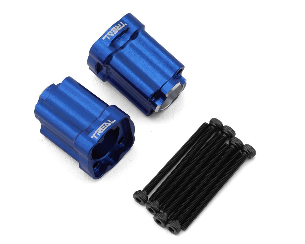 Treal Hobby Losi® Mini LMT 7075 Aluminum Rear Hub Axle Mounts (3°)