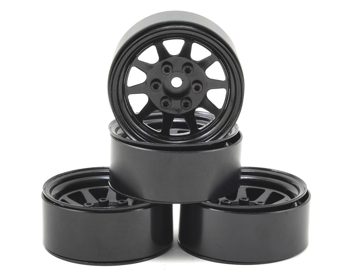 RC4WD OEM Stamped Steel 1.9" Beadlock Wheel (Black) (4)