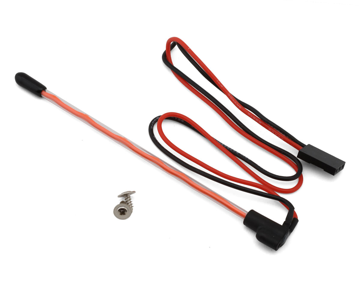 Injora Micro Crawler LED Whip Light (Red) (Bottom Fixed)