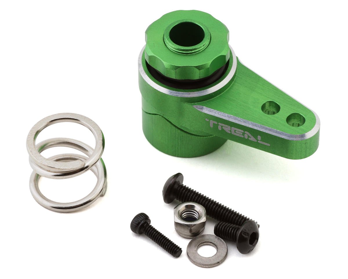 Treal Hobby Losi LMT Aluminum Servo Saver (23T) (Green)