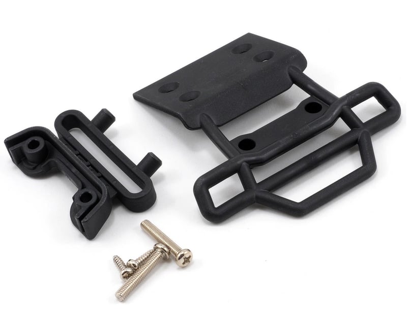 Black Front Bumper and Bumper Mount