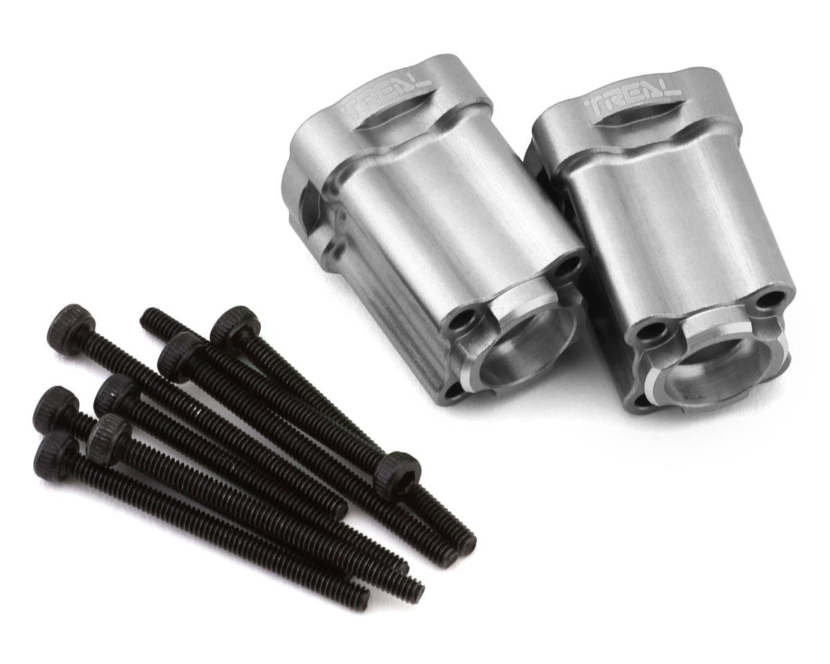 Treal Hobby Losi® Mini LMT 7075 Aluminum Rear Hub Axle Mounts (0°)