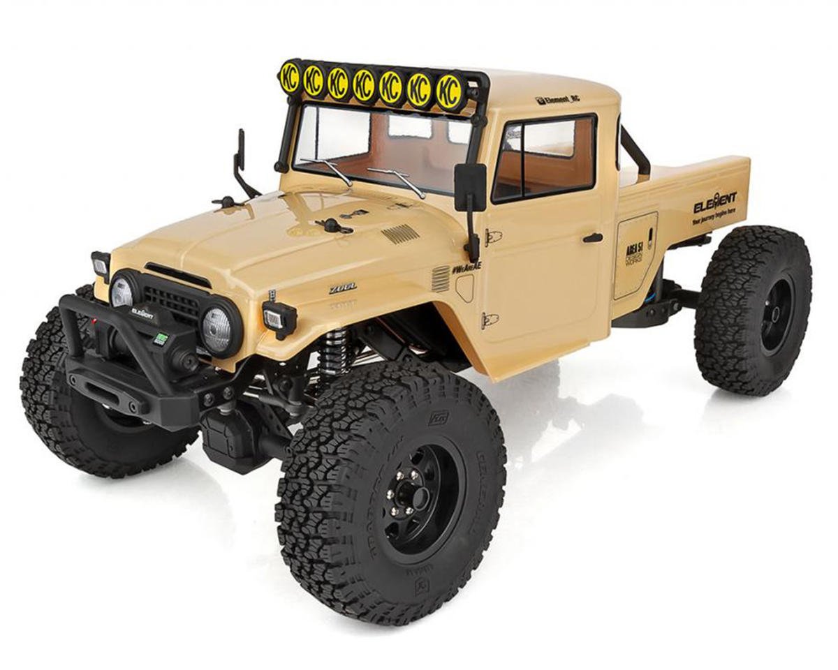 Element RC Enduro Zuul Trail Truck 4x4 RTR 1/10 Rock Crawler Combo (Tan)