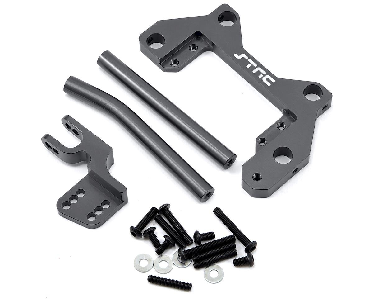 ST Racing Concepts Wraith Aluminum Off Axle Servo Mount & Panhard Kit (Gun Metal)