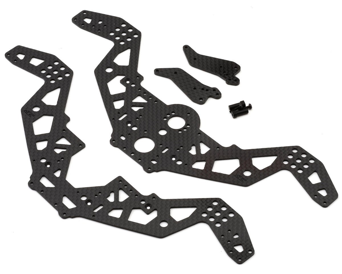 JConcepts Losi Mini LMT Carbon Fiber Chassis Set w/Wheelie Bar