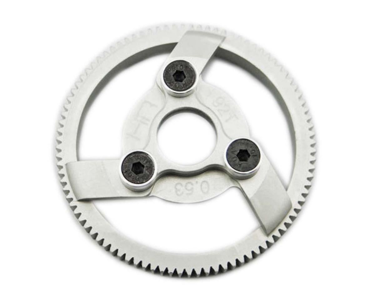 Hot Racing 48P Hard Anodized Aluminum Spur Gear for Traxxas 2WD (92T)