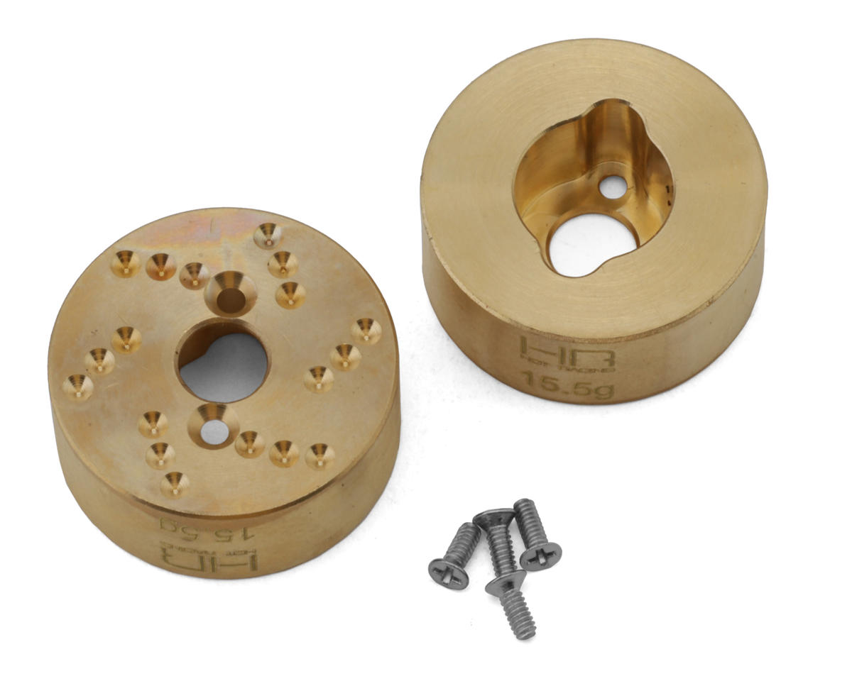 Hot Racing Axial SCX24 Brass Rear Hub (2) (31g)