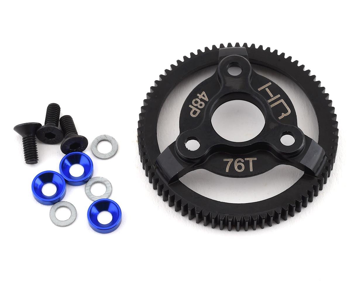 Hot Racing 48P Hardened Steel Spur Gear for Traxxas 2WD (76T)