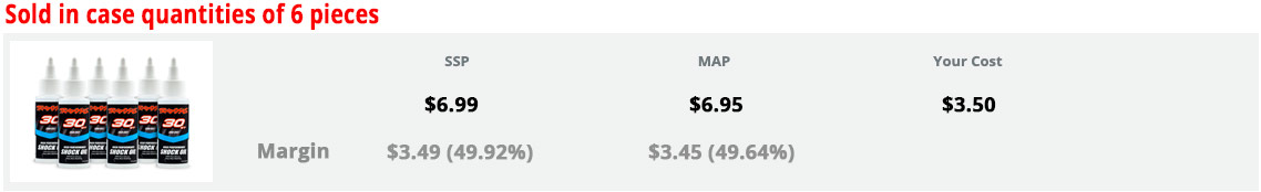 30-wt (350 cSt) Silicone Shock Oil (2 fl.oz)