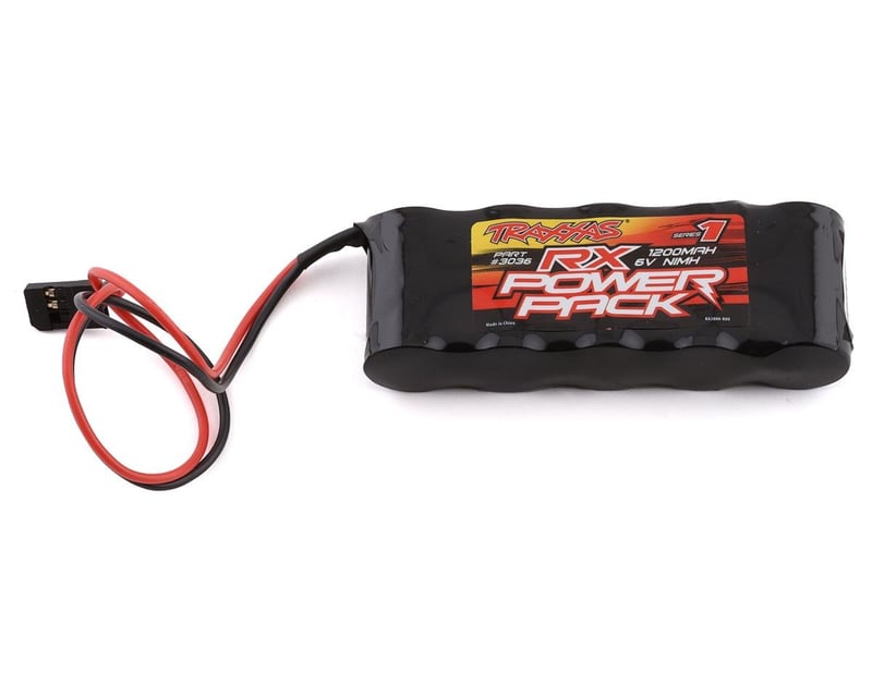 1200 mAh 6 Volt 5-Cell NiMH Receiver Battery