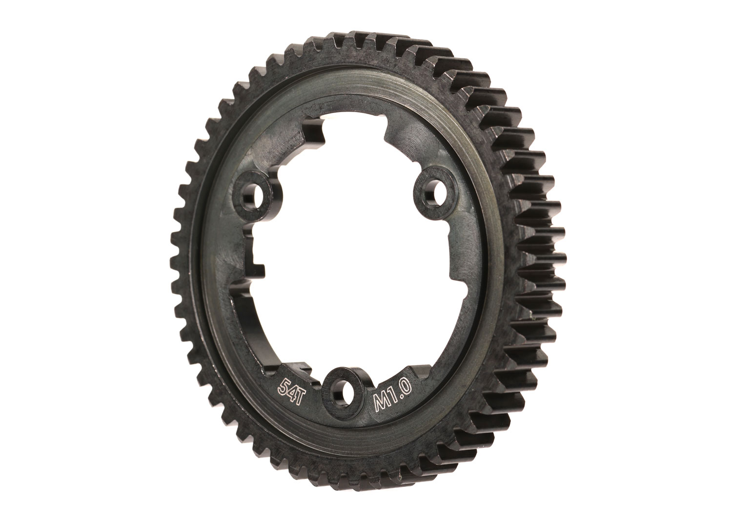 54-Tooth Wide-Face Machined-Steel Spur Gear (1.0)