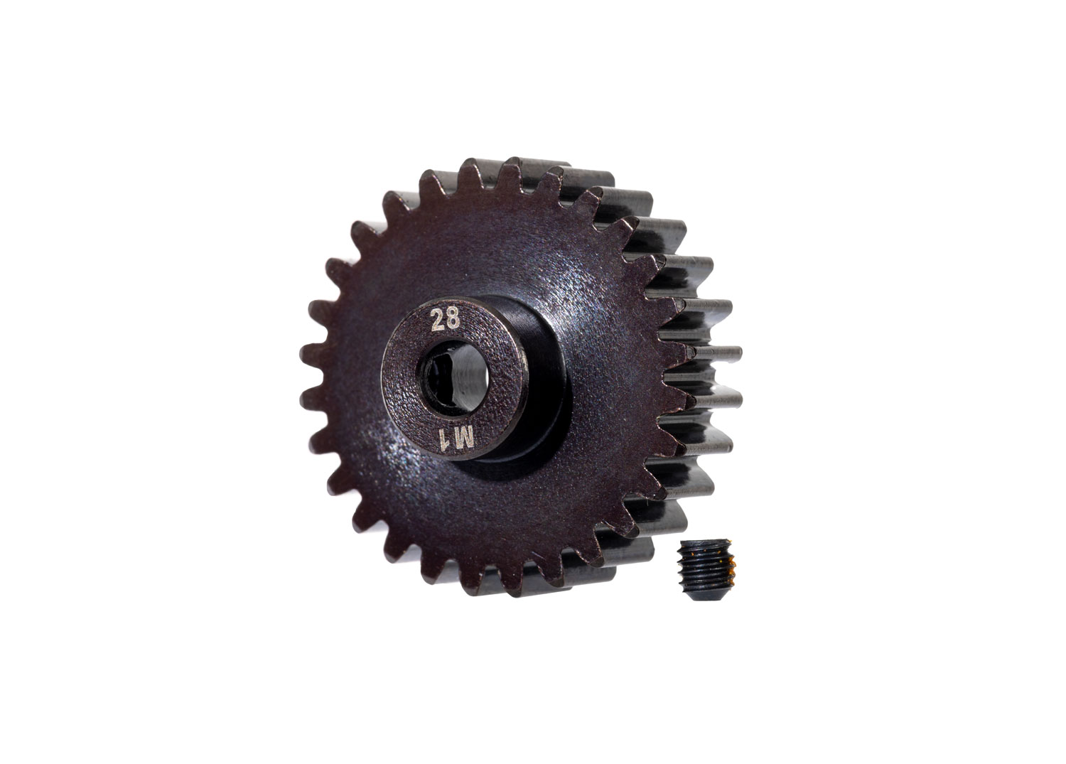 28-Tooth Machined Pinion Gear (1.0 Mod) 5 mm Bore
