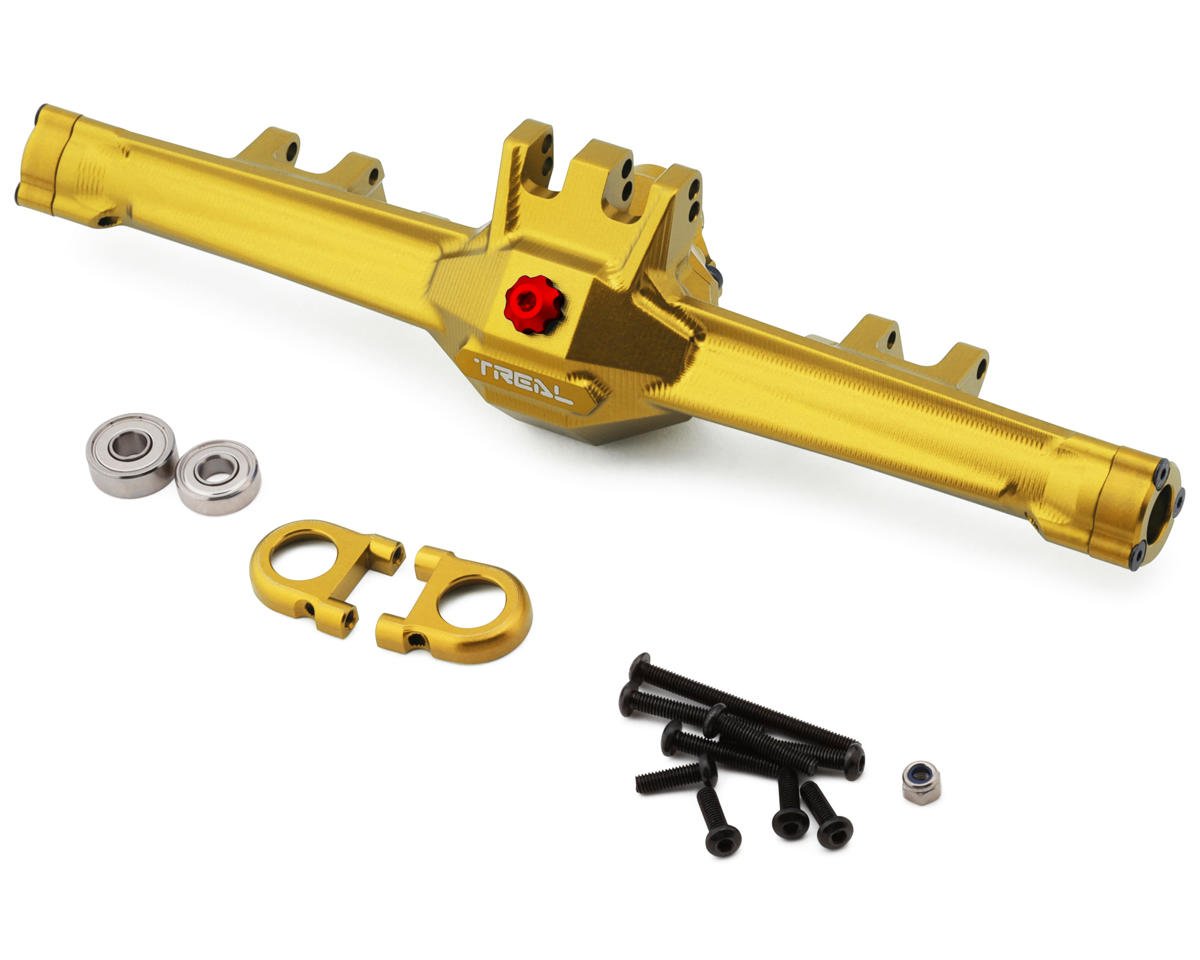Treal Hobby Vanquish H10 Optic 7075 Aluminum Rear Axle Housing Set