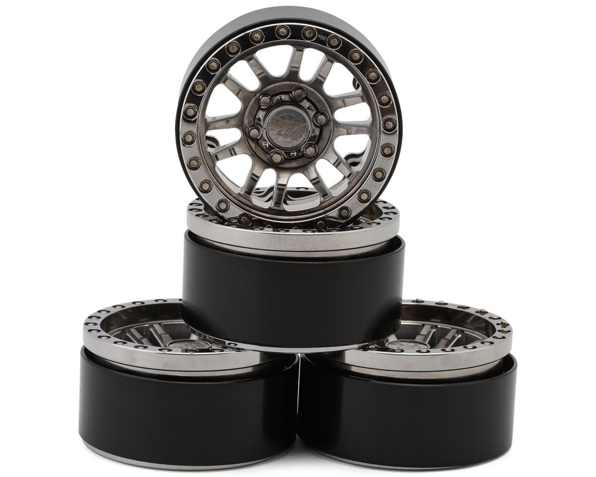 RC4WD Dirty Life 1.7" Canyon Pro Rock Crawler Beadlock Wheels (Chrome) (4)