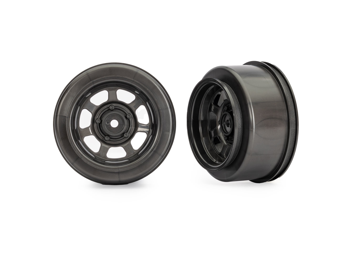 Dirt Oval Gray Front Wheels (2)