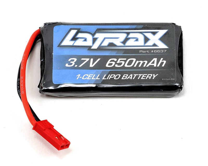 650 mAh 3.7 Volt 1-Cell LiPo Battery