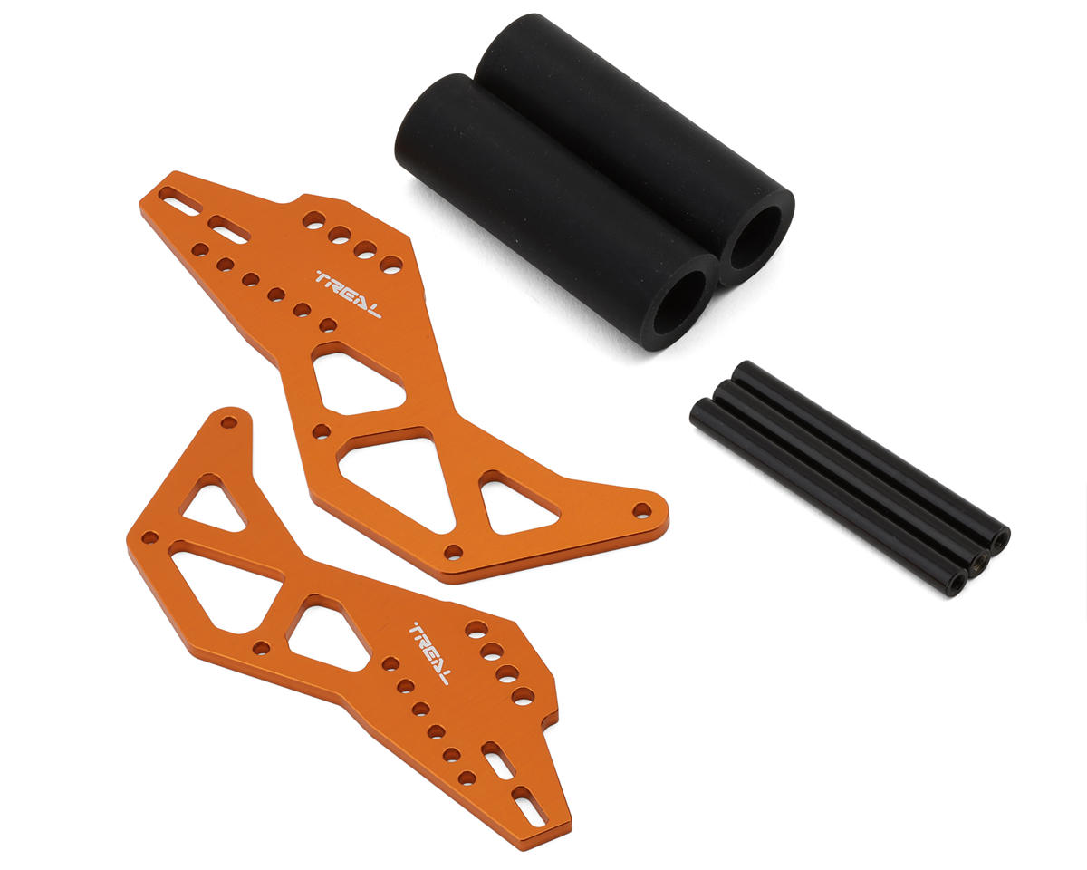Treal Hobby Losi® LMT™ Aluminum Adjustable STD Wheelie Bar (Orange)