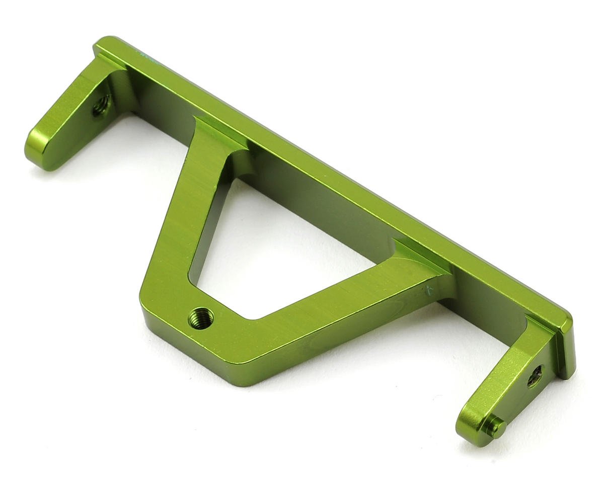 ST Racing Concepts SCX10 Aluminum Rear Chassis Rail Brace (Green)