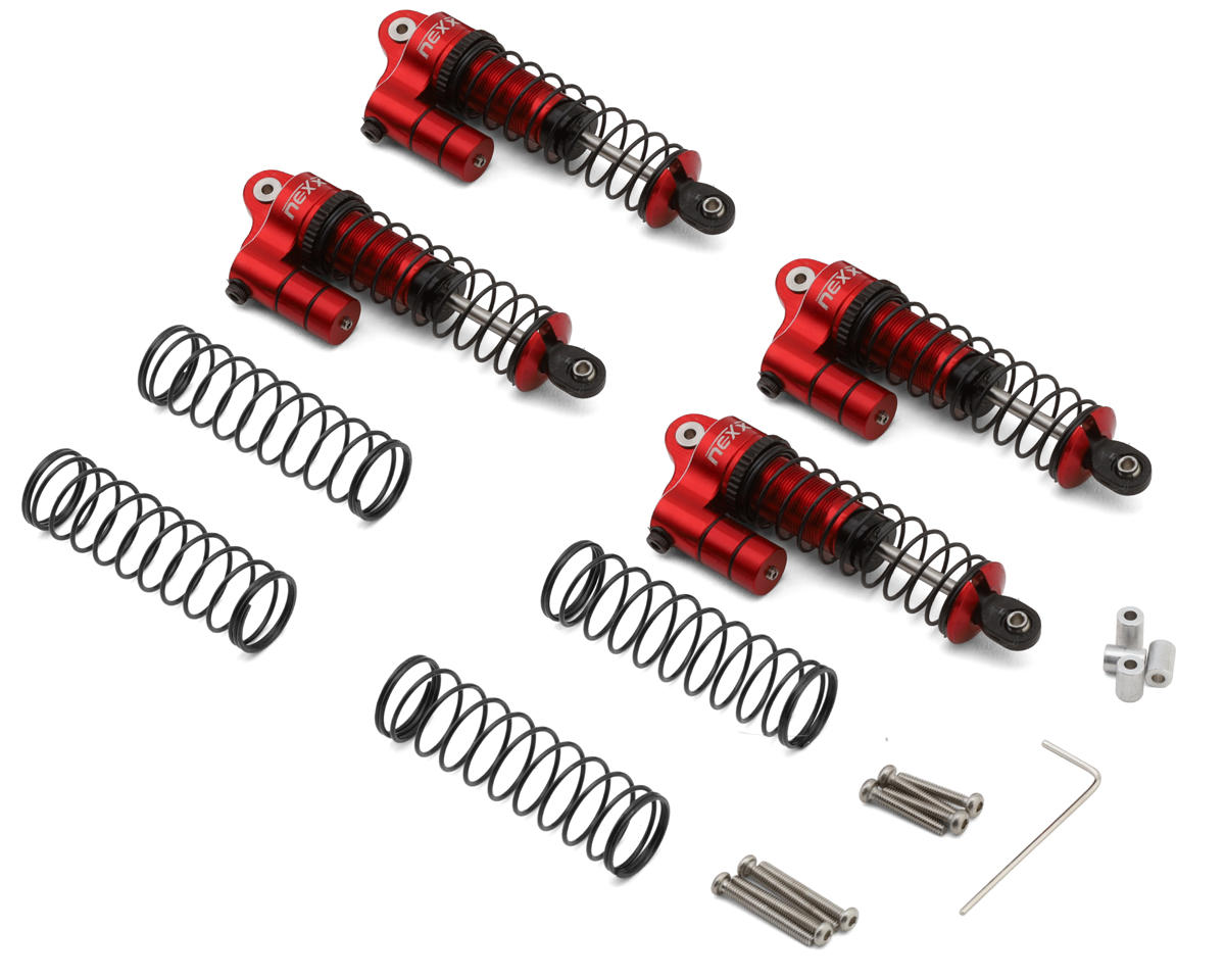 NEXX Racing Losi® Mini LMT 65mm Aluminum Oil-Filled Threaded Reservoir Shocks