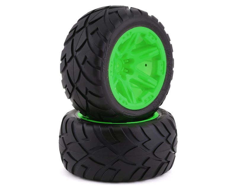 RXT 2.8" Green Wheels & Anaconda Tires (2)