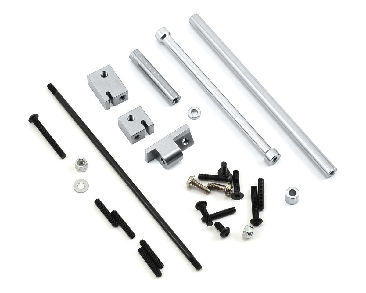 ST Racing Concepts SCX10 Aluminum Off-Axle Servo Mount/Panhard Kit (Silver)