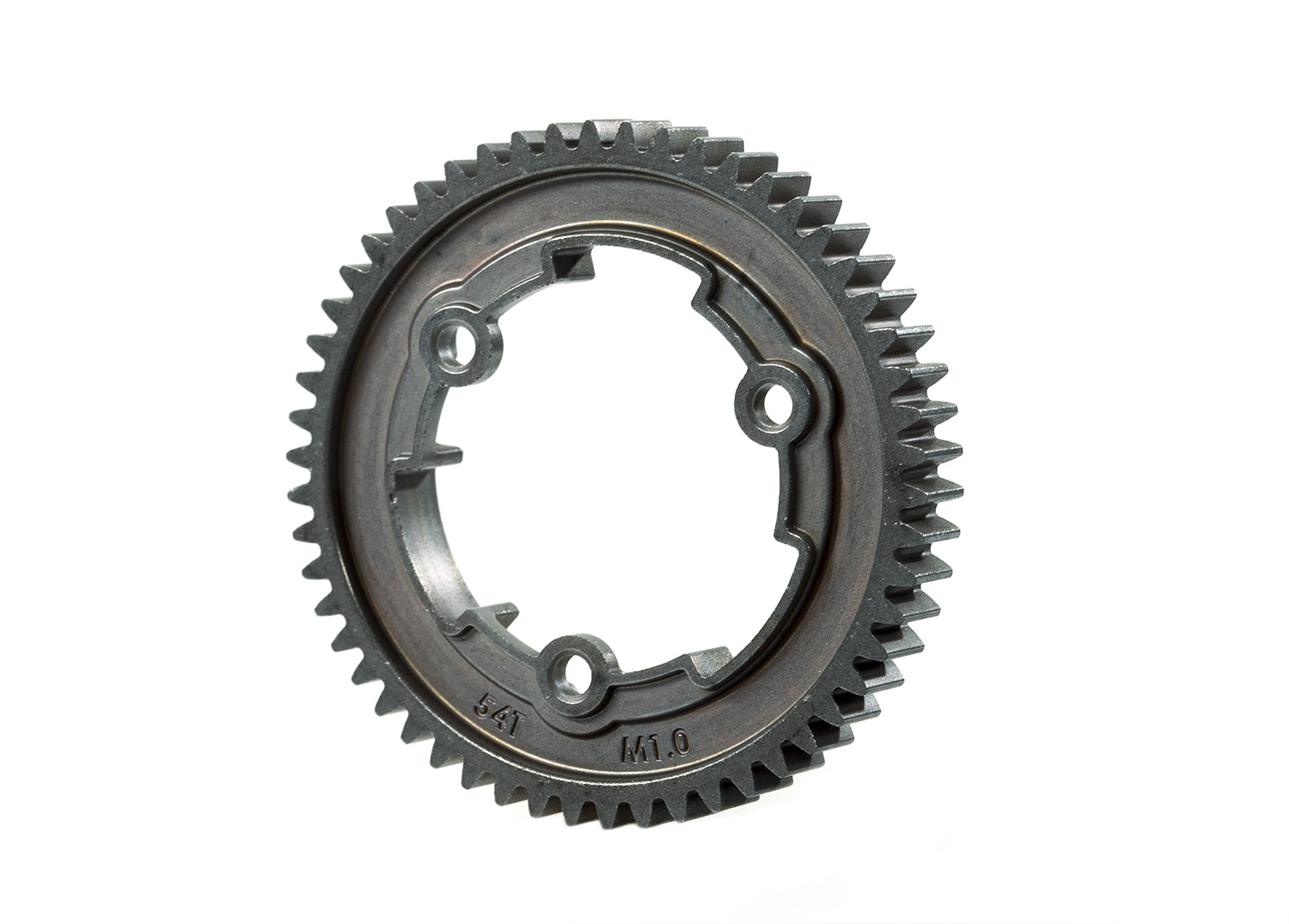 54-Tooth Wide-Face Steel Spur Gear (1.0 Mod)
