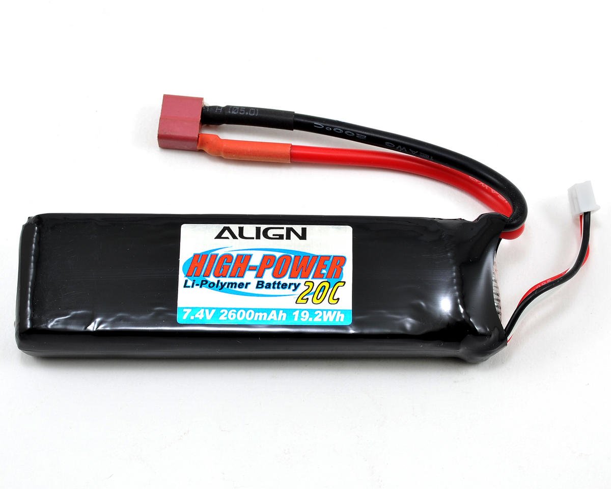 Align 2S1P LiPo Battery 20C (7.4V/2600mAh)