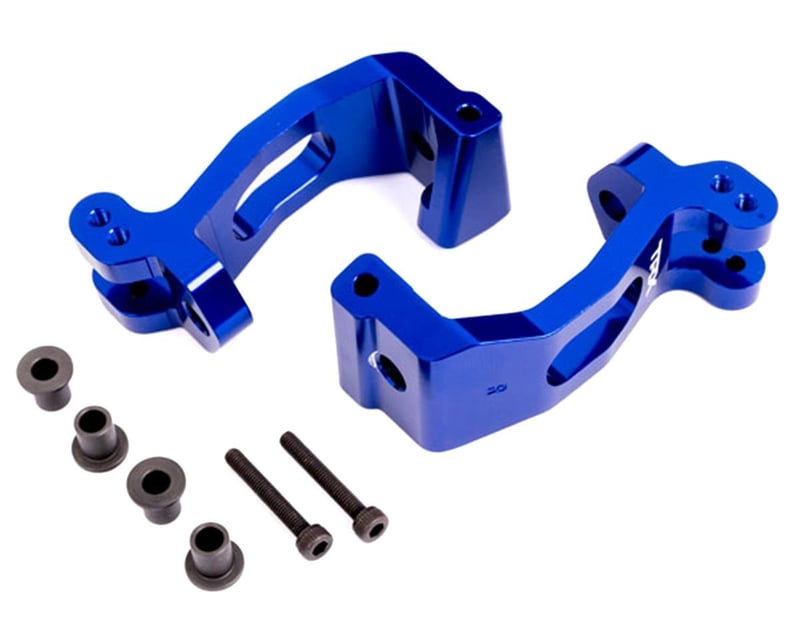 Blue 6061-T6 Aluminum Caster Blocks (L&R)