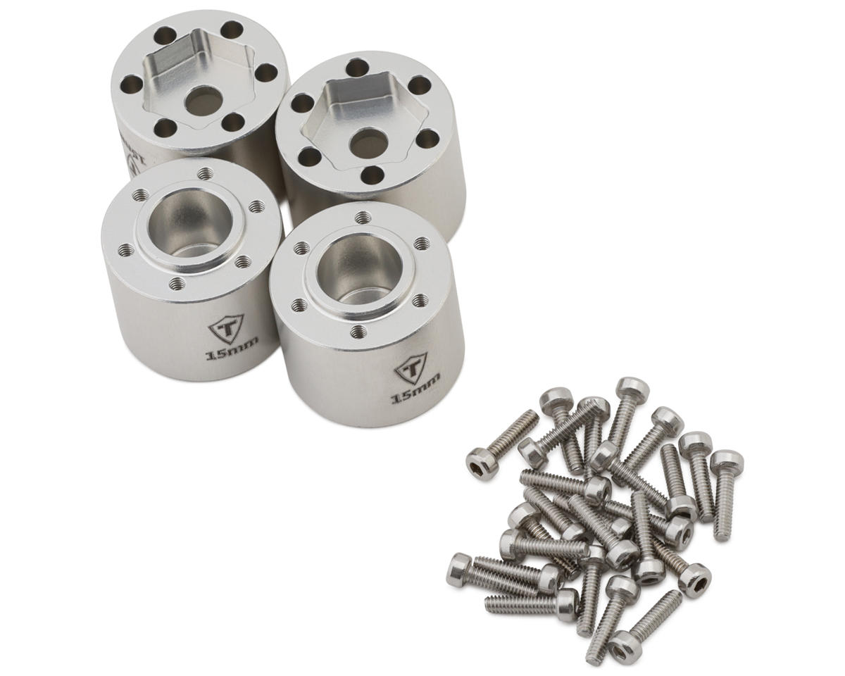 Treal Hobby Losi® Mini LMT 7075 Aluminum Extended Wheel Hex Hubs