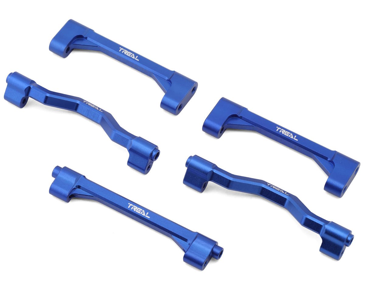 Treal Hobby Losi® LMT™ Aluminum Chassis Cross Brace Set (Blue) (5)