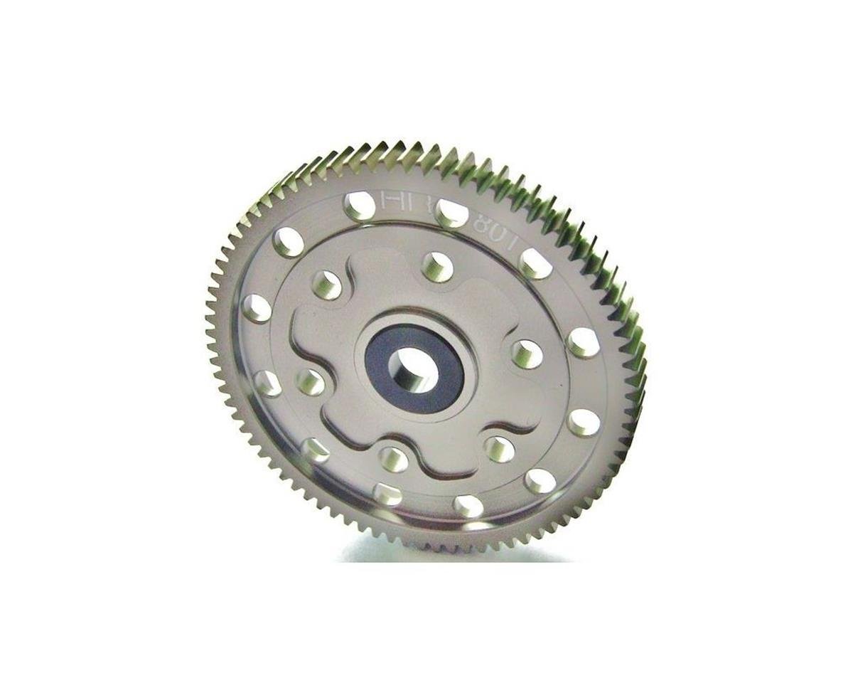Hot Racing Hard Anodized Aluminum Spur Gear 80T