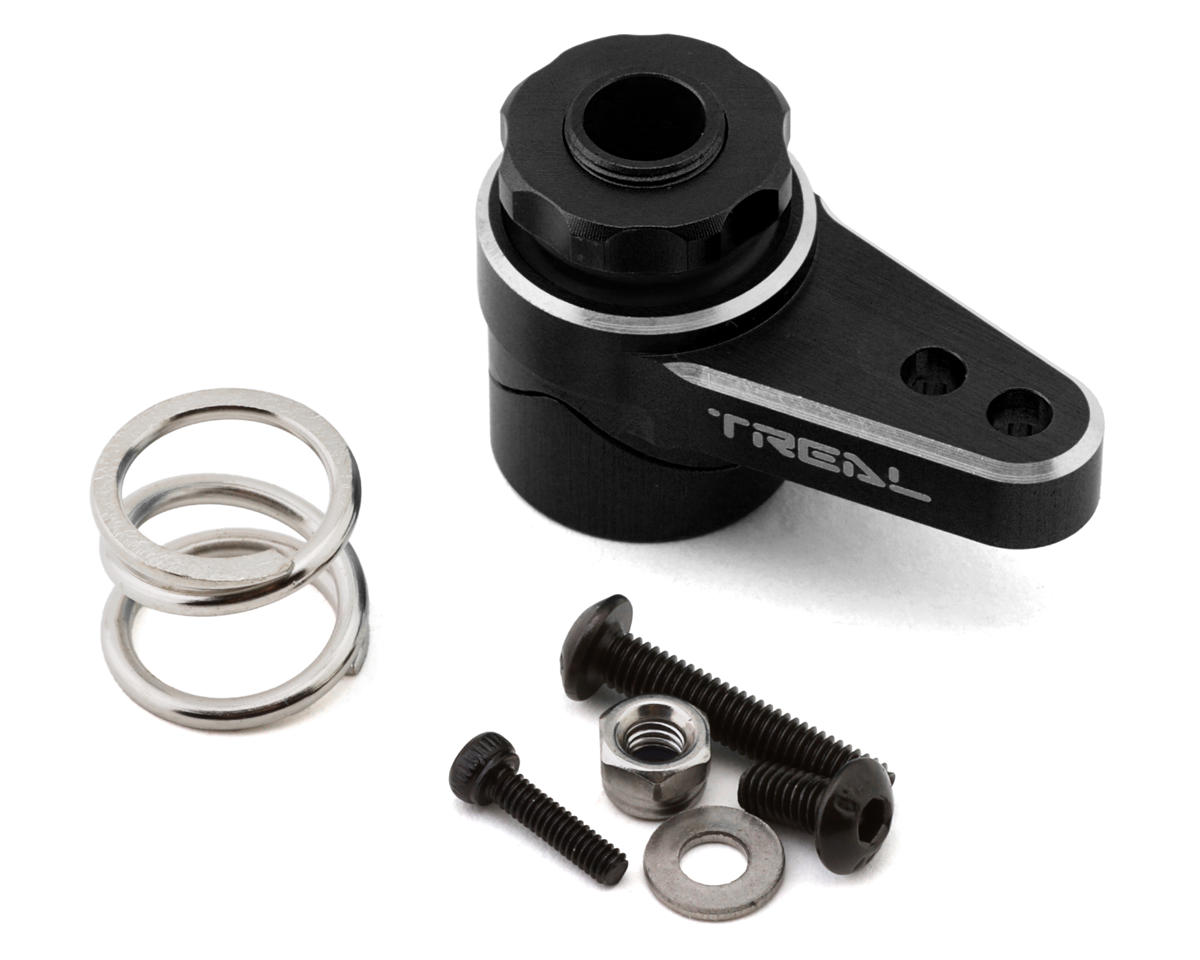 Treal Hobby Losi LMT Aluminum Servo Saver (23T) (Black)
