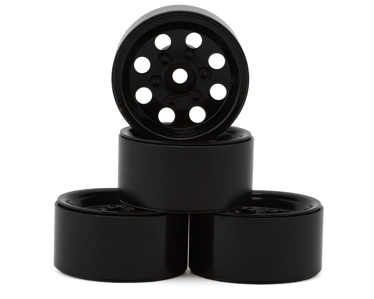 RC4WD Stamped Steel 1.0" Pro8 Beadlock Wheels (Black) (4)