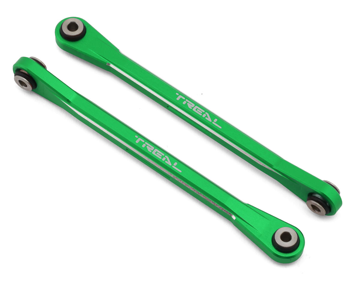 Treal Hobby Losi Hammer Rey U4 Aluminum Steering Linkage Set (Green) (2)