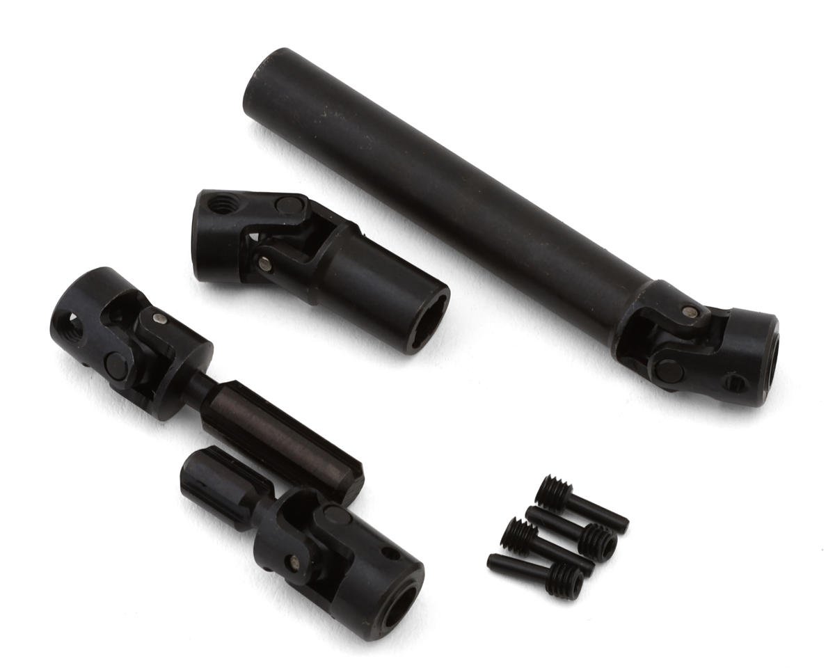 Redcat Ascent-18 Apex Steel Center Universal Driveshafts Set (Front/Rear)