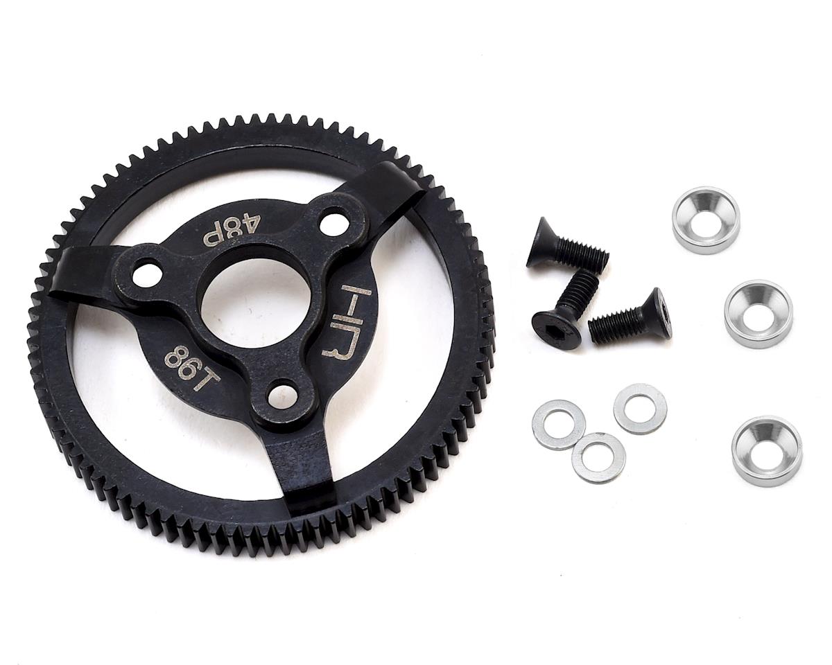 Hot Racing 48P Hardened Steel Spur Gear for Traxxas 2WD (86T)