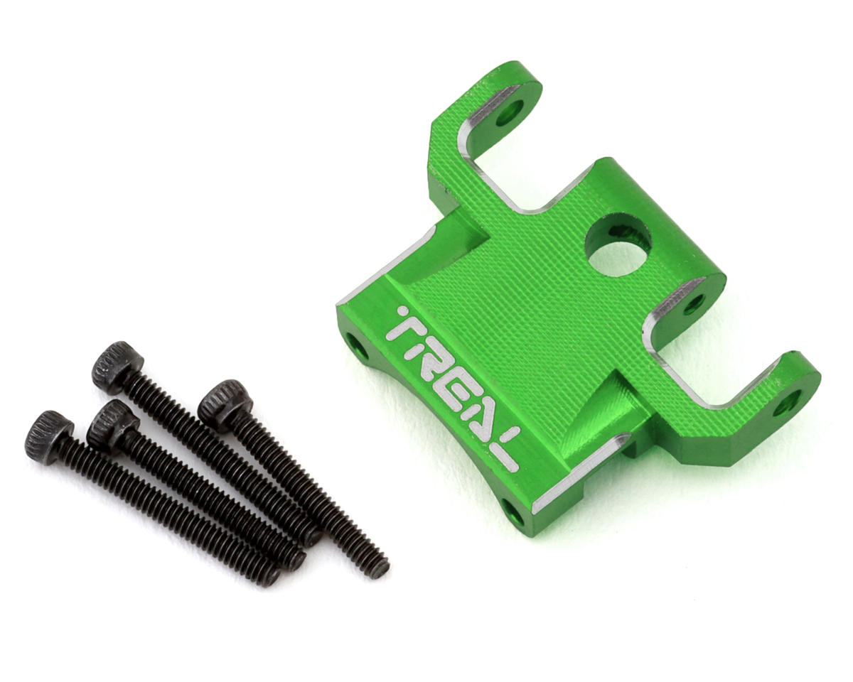 Treal Hobby Axial SCX24 Aluminum Rear Upper Link Mount (Green)