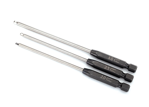 3-Piece Ball-End Hex Bit Set