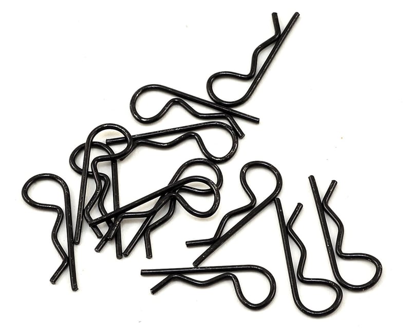 Black Standard-Duty Body Clips (12)