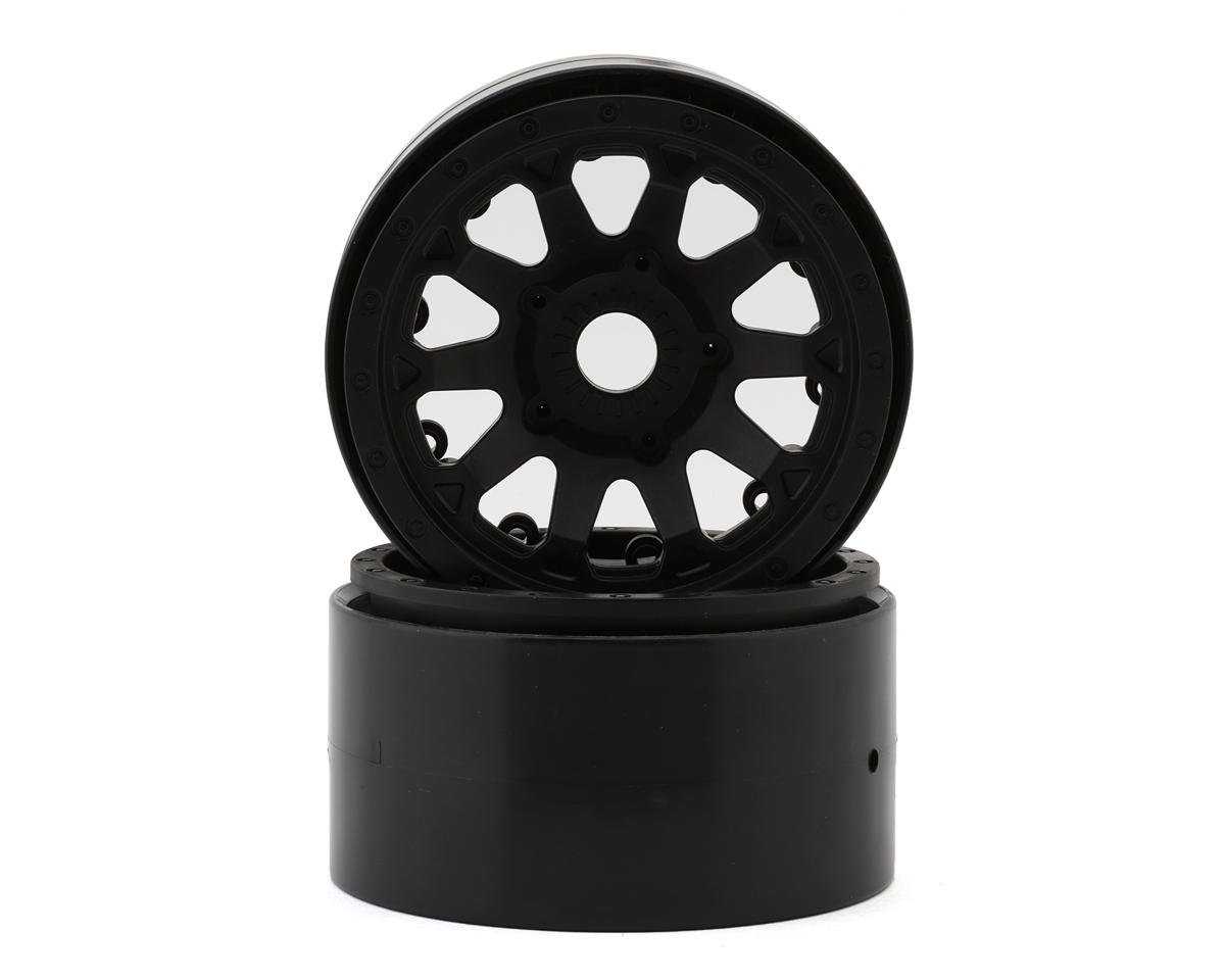 Redcat Vertex-6 2.9" Composite Beadlock Wheels (Black) (2)