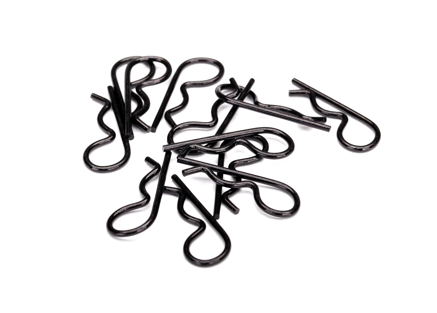 Black Heavy-Duty Body Clips (12)