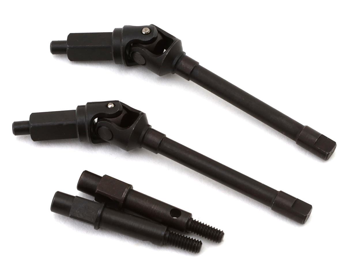 Treal Hobby Axial SCX24 Steel Front CVD Shafts (2)