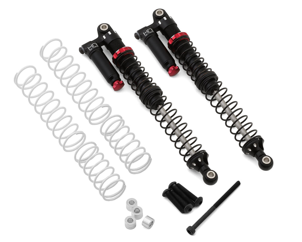 Hot Racing Piggyback Adjustable Rebound Shock (Red) (120mm)