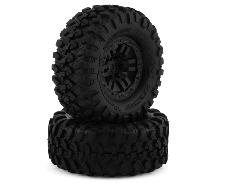1.0" Black Wheels with Canyon Trail Tires (2)