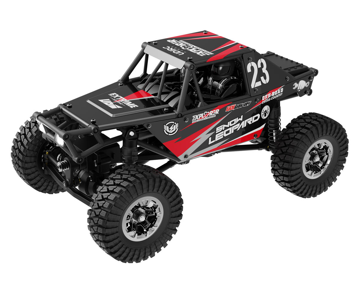 UDI RC UCX24 Snow Leopard 1/24 Brushed RTR Micro Rock Crawler (Black)