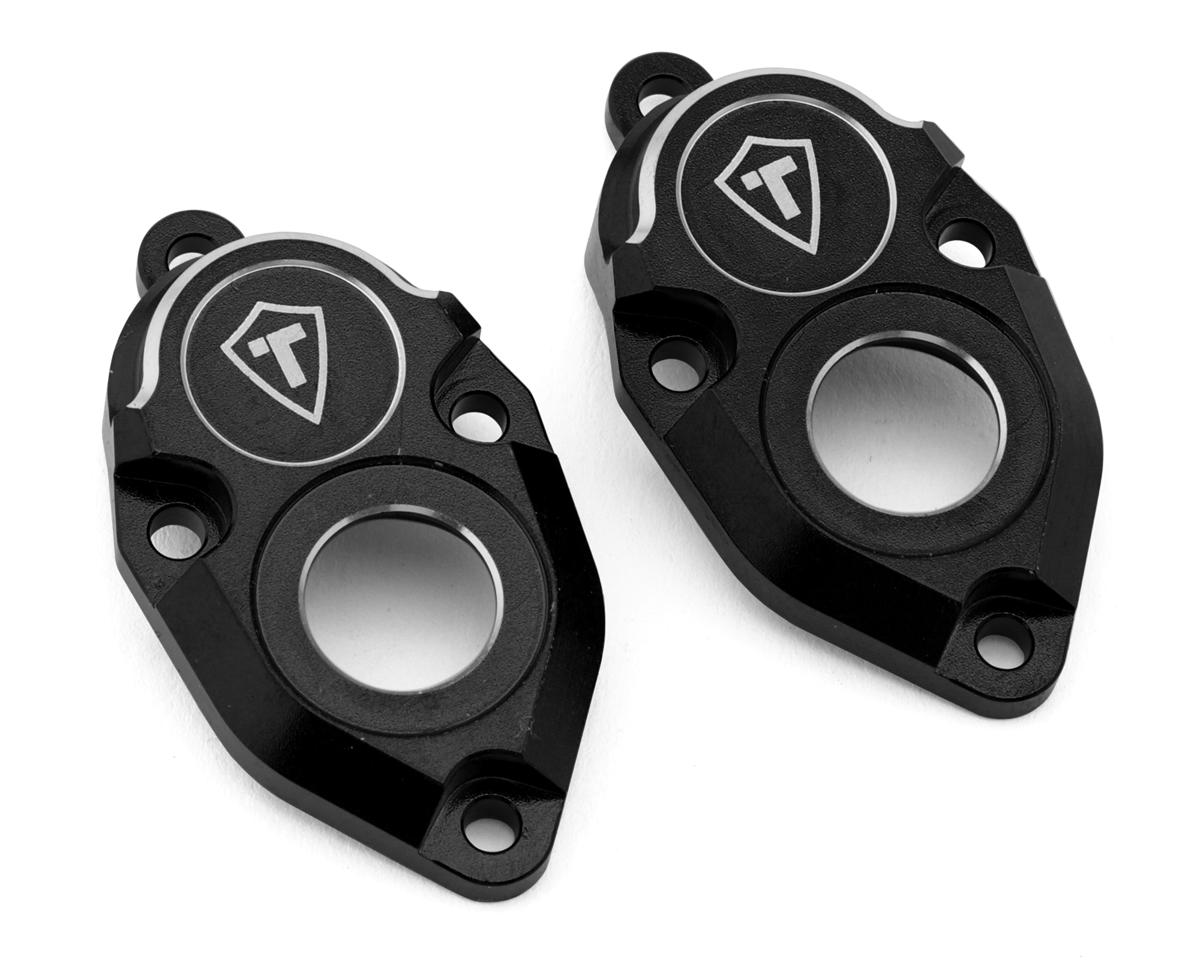 Treal Hobby Vanquish VRD/VS4-10 Aluminum Rear Portal Covers (Black) (2)