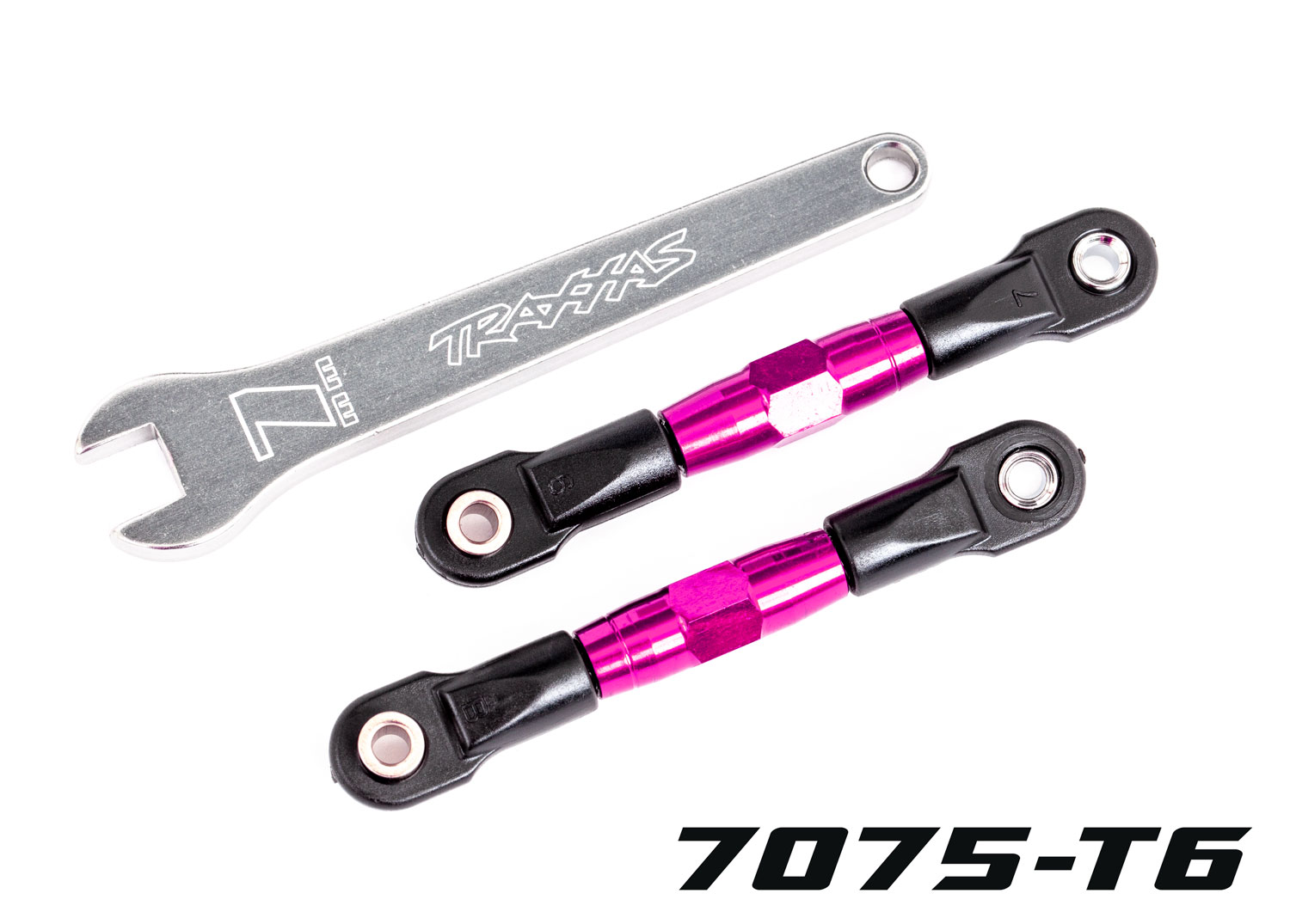 TUBES 56 mm Pink Aluminum Rear Camber Links (2)